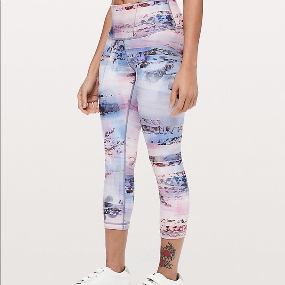 Lululemon Sunrise Silhouette Crop Leggings